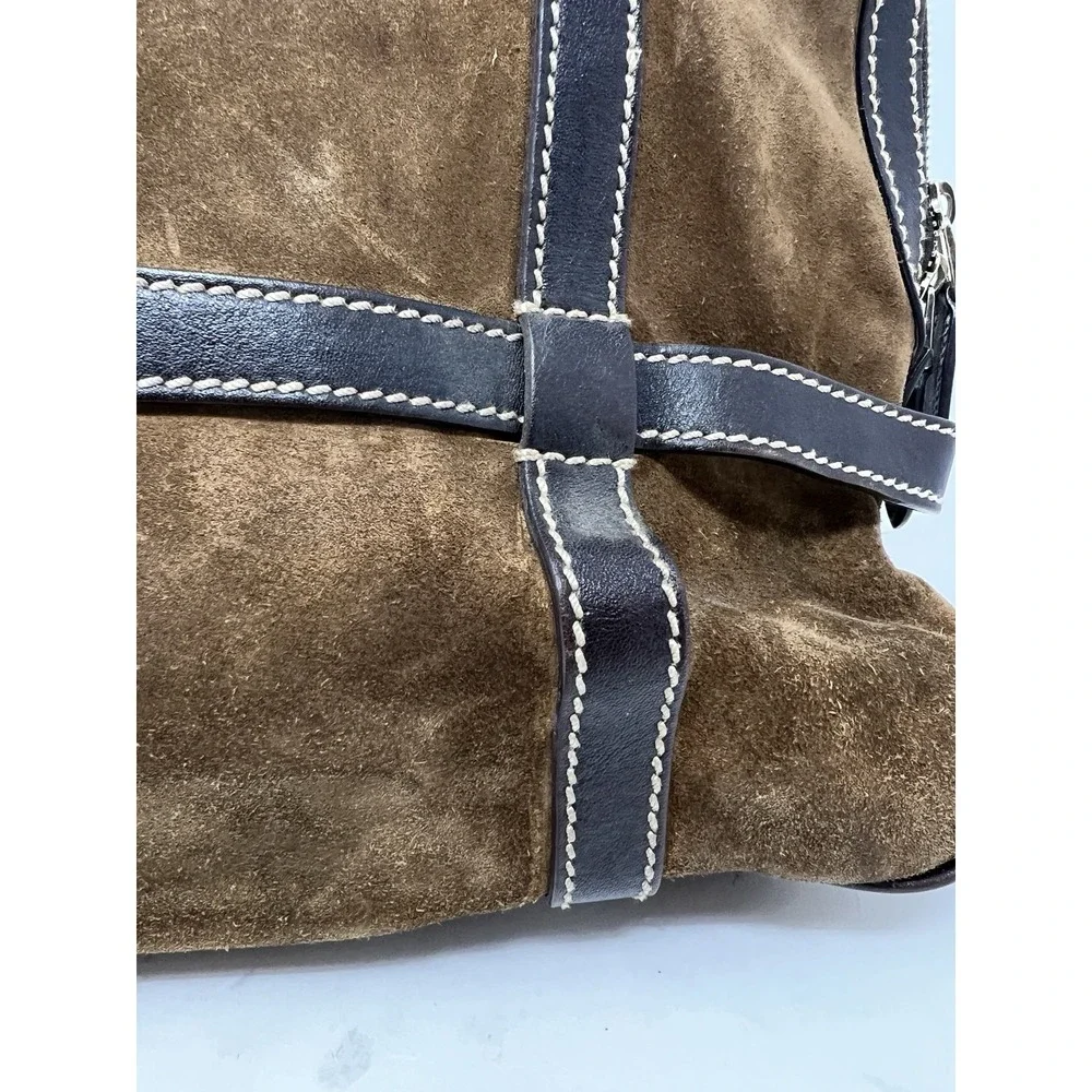GUCCI Suede Interlocking G Royal Satchel Rare - Picture 9 of 16